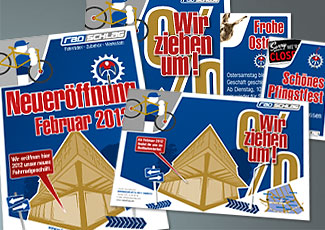 Arbeitsprobe Grafikdesign für radschlag Chemnitz